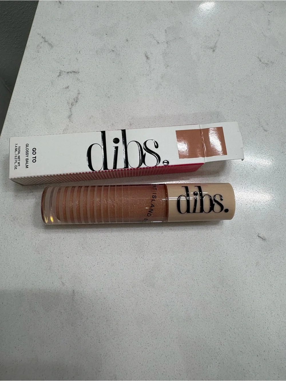 DIBS. Glossy Balm Lip Gloss in KISS me Quick- NEW